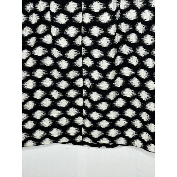 Shoshanna Womens Shift Dress 10 Cotton Blend Lined Sleeveless Black and White - Picture 8 of 11